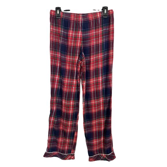 Victoria’s Secret Red Flannel Plaid Pajama Set Size Small Christmas PJs Cozy - Picture 5 of 13